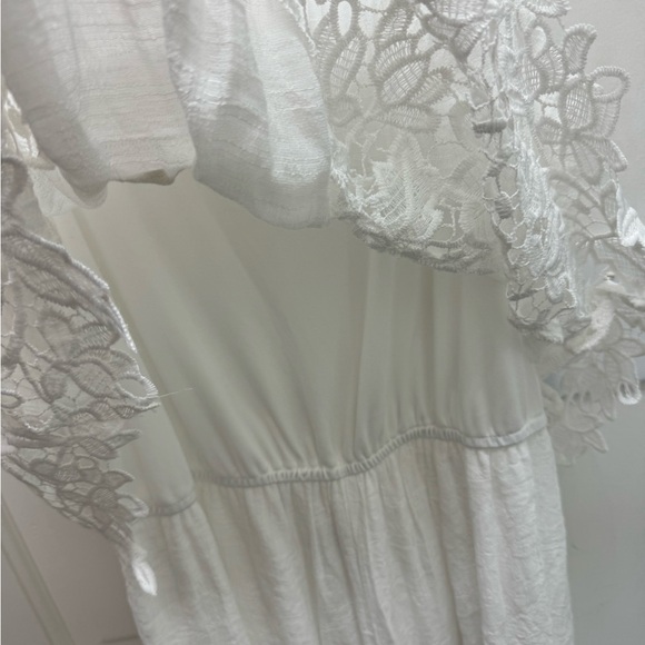 Anthropology Kings Road White Jumpsuit - Picture 7 of 9